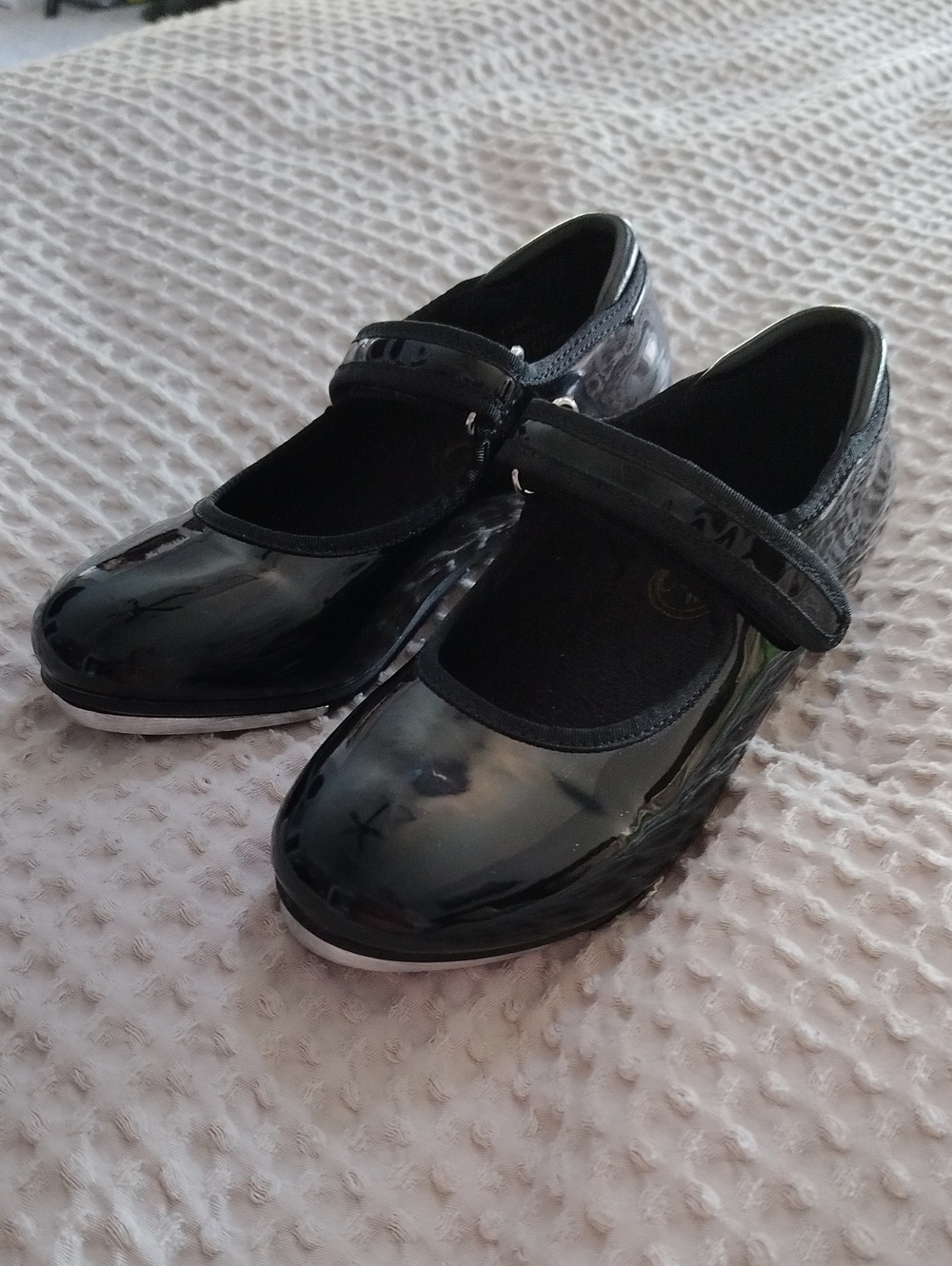 Girls Patent Mary Jane Tap Shoes Size 13